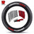 [One-piece set] Tire letter sticker one-piece set One-piece set Suitable for 4 tires No accessories included - V.I.P Digital Presence