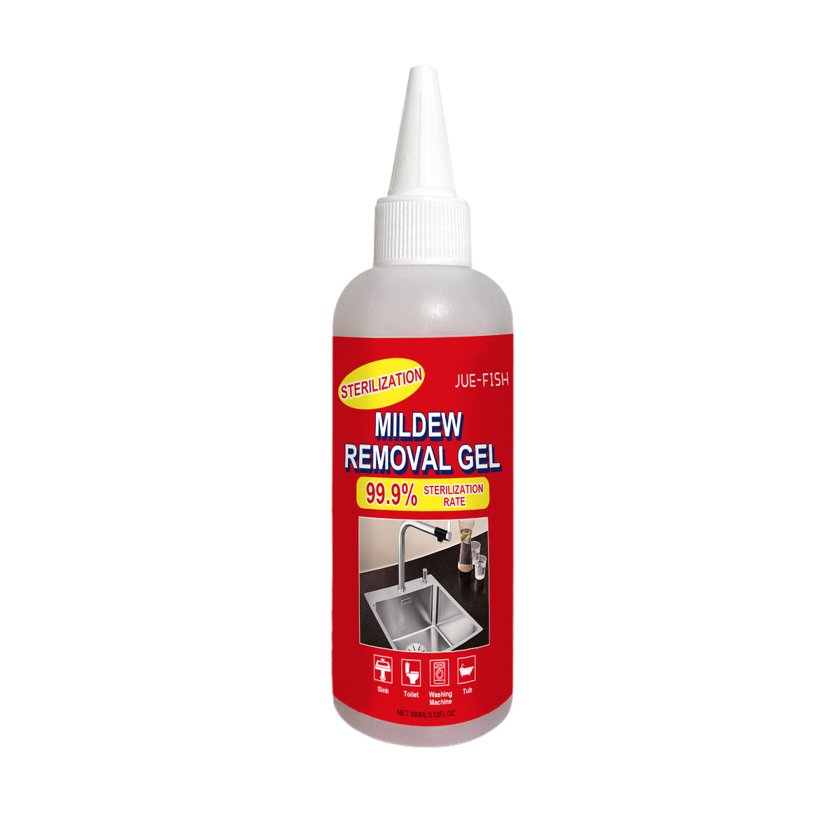 JUE-FISH Mildew Remover Gel Wall Stain Cleaner Kitchen Tile Crevices Mildew Remover Wall Multi-Effect Mildew Inhibitor - V.I.P Digital Presence