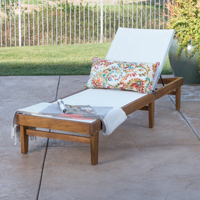 SUMMERLAND CHAISE LOUNGE - WHITE MESH - V.I.P Digital Presence
