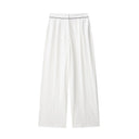 Style Women's Fashion Casual Rolled Edge Double-Breasted Jacket Wide Leg Pants - V.I.P Digital Presence