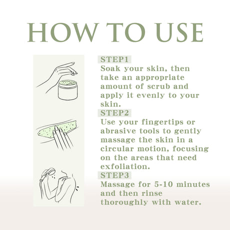 Avocado Ice Cream Scrub, Full Body Cleanse Exfoliating Dead Skin Shower Refresh Body Scrub - V.I.P Digital Presence