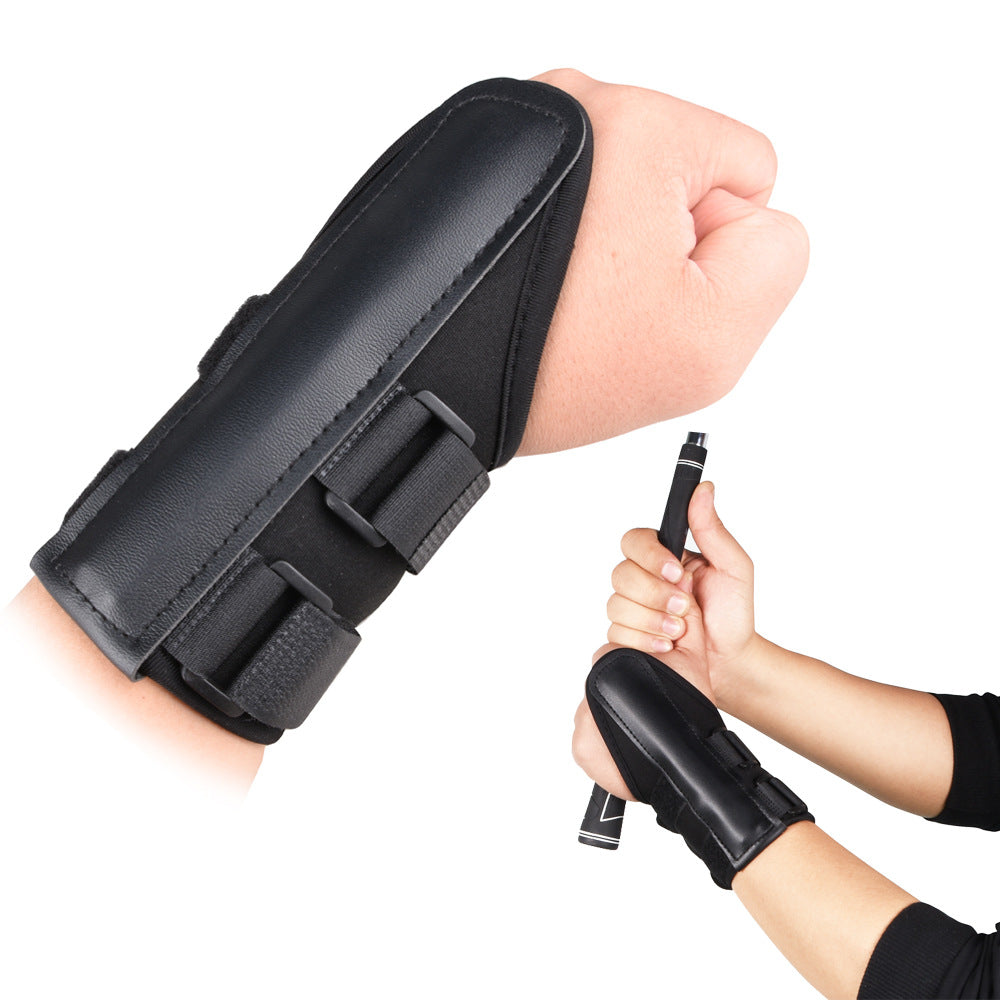 Golf swing wrist protector fixator for beginners' practice supplies to prevent wrist flipping and correct straps during swing - V.I.P Digital Presence