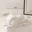 Ceramic Tissue Box Silver Twine Grain Napkin Carton Toilet Paper Holder Napkin Dispenser Holder Home Decoraction Organizers - V.I.P Digital Presence