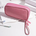 Multi - Functional Digital Accessories Organizer with Multiple - Layer Data Cable Pouch, Dust - proof Headphone Bag and Power Bank Pocket - V.I.P Digital Presence