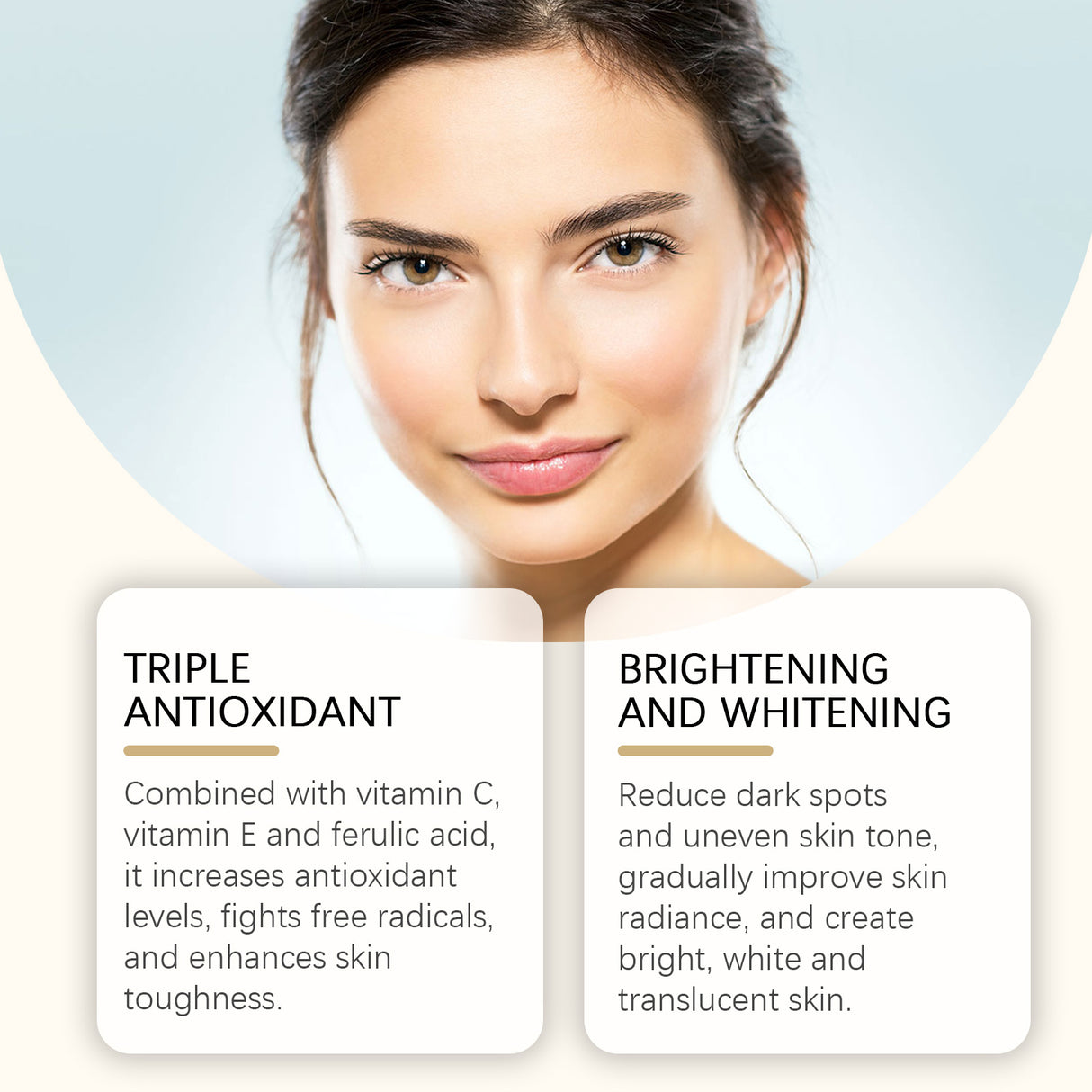 Suero reafirmante facial, hidratante diario suave, esencia para el cuidado de la piel suave y elástica.