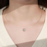 1 Carat Moissanite 925 Sterling Silver Necklace - V.I.P Digital Presence