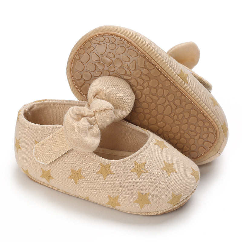 Spring And Autumn Models 0-1 Year Old Baby Toddler Shoes Soft Bottom Baby Shoes Soft Rubber Bottom Breathable Princess Shoes - V.I.P Digital Presence
