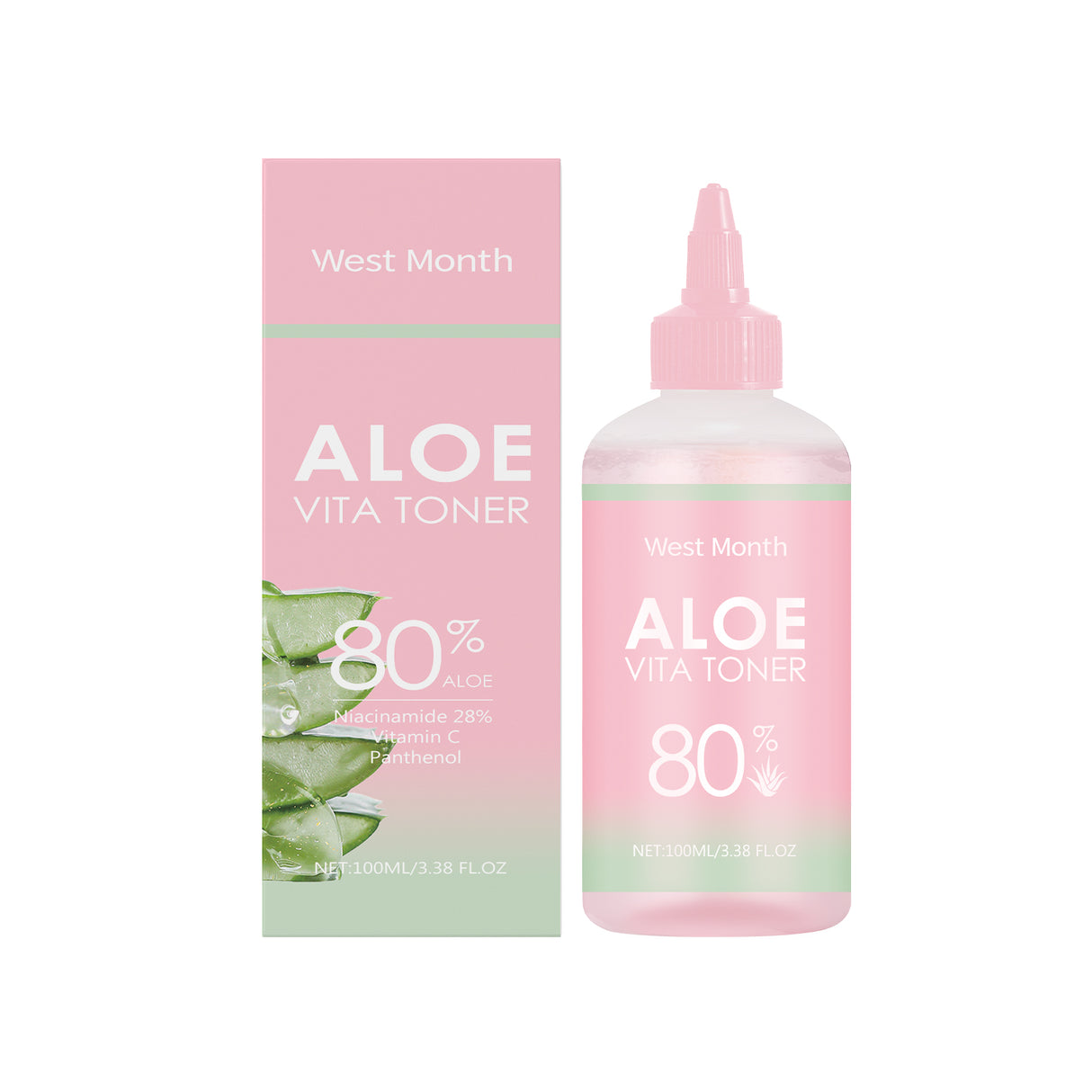Agua Hidratante de Aloe Vera, Repara la Piel Facial Hidratante, Hidrata, Aclara, Elástica y Mejora el Estado