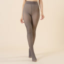 Wearing fake flesh through oversized single crotch leggings for warmth, women's bare legs with plush and thick translucent pantyhose - V.I.P Digital Presence