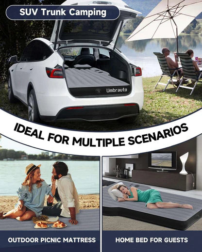 Umbrauto Tesla Y Car Camping SUV Thicken Air Mattress,Gray - V.I.P Digital Presence