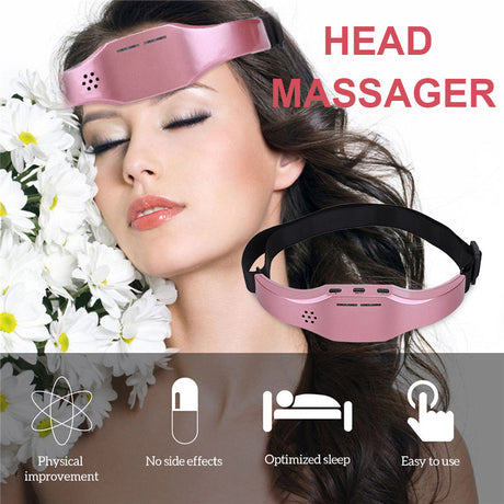 Electric Head Massager Sleep Monitor Migraine Relief Massager Insomnia Therapy Release Stress Sleep Therapy Device Sleeping Di - V.I.P Digital Presence