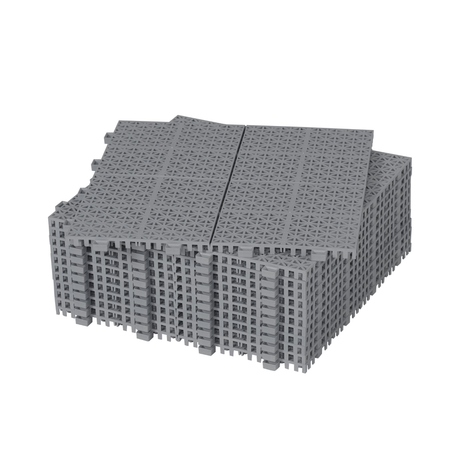 12 x 12 inch gray interlocking deck tiles, plastic waterproof, weighing up to 6613 pounds, with a rose pattern pack of 12 - V.I.P Digital Presence