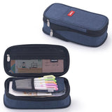 Macaron color block can transform into a large capacity upgraded pencil case stationery - V.I.P Digital Presence