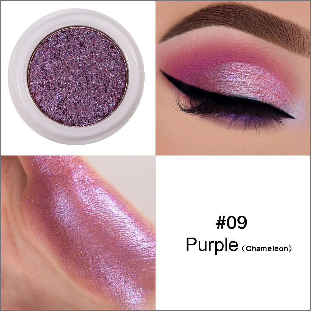 HANDAIYAN Makeup Eye Shadow Monochromatic Polarized Pearlescent Non-Smudge Eye Shadow Cream Easy To Color - V.I.P Digital Presence