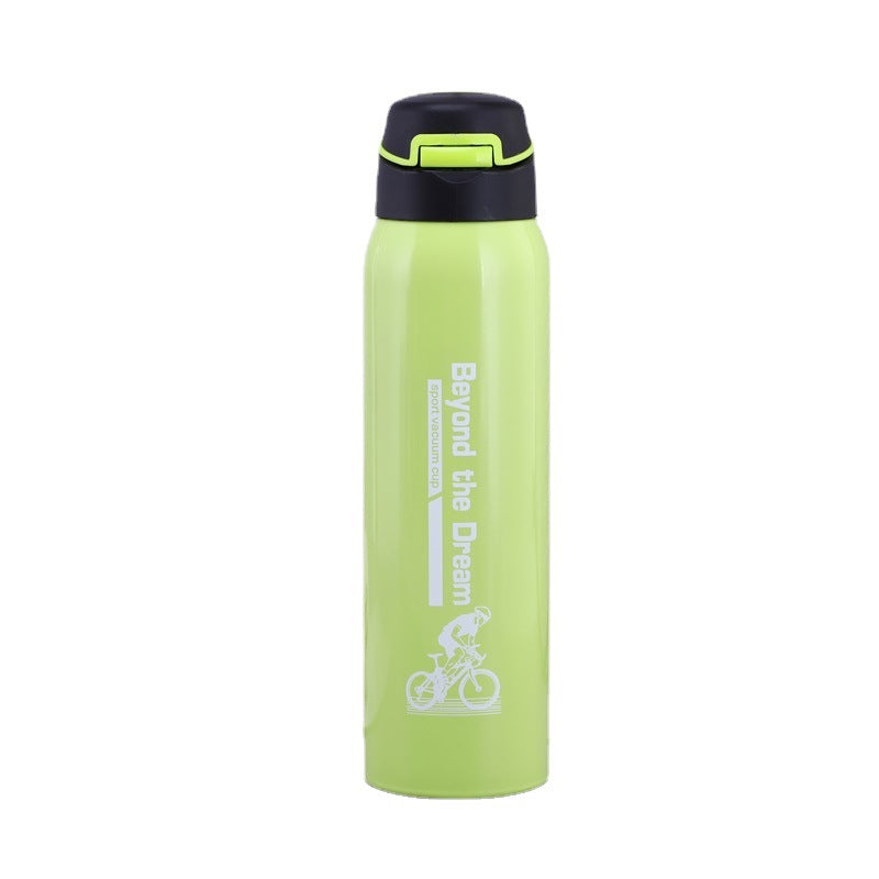 Outdoor sports kettle with handle portable thermos cup anti-fall mountaineering water cup home vacuum cup - V.I.P Digital Presence