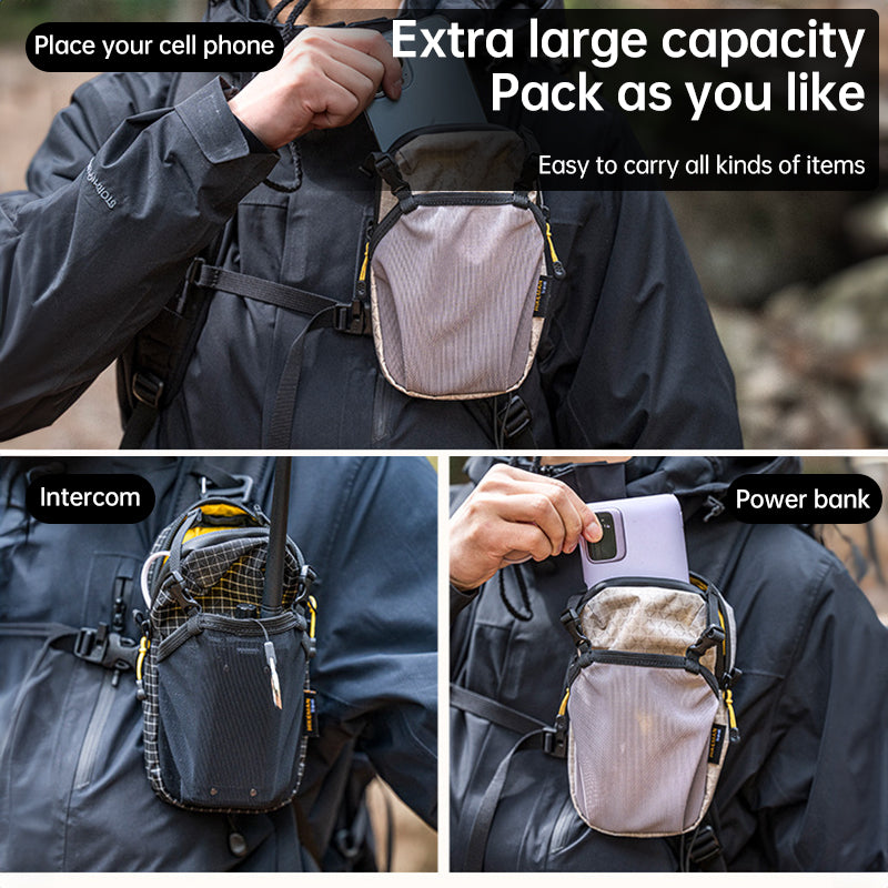 HIKEMAN Outdoor Tactical Waist Bag - Expandable for Backpack, Lightweight Hiking Gear - V.I.P Digital Presence
