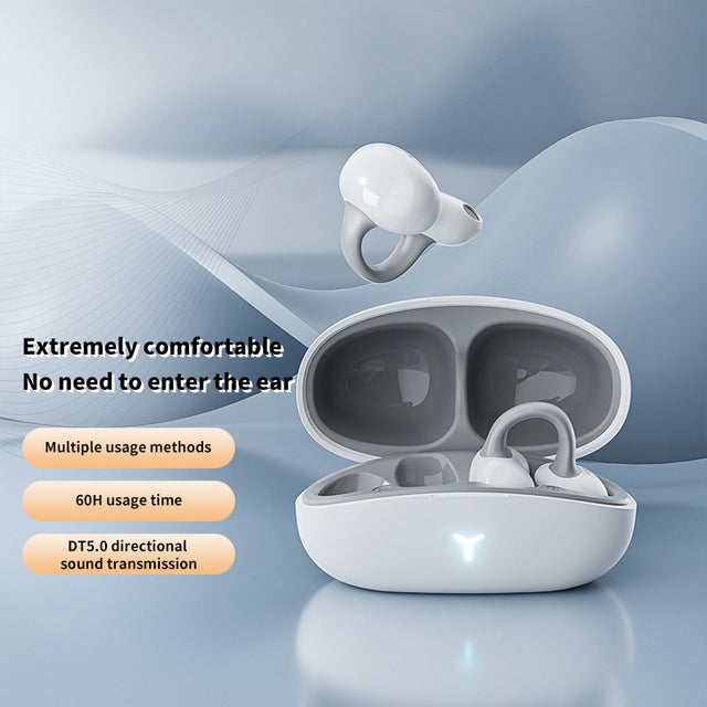 OWS Earclip Wireless Bluetooth Earphones with High Sound Quality, Long Range, Low Latency Noise Reduction, Gaming and Sports Earphones - V.I.P Digital Presence