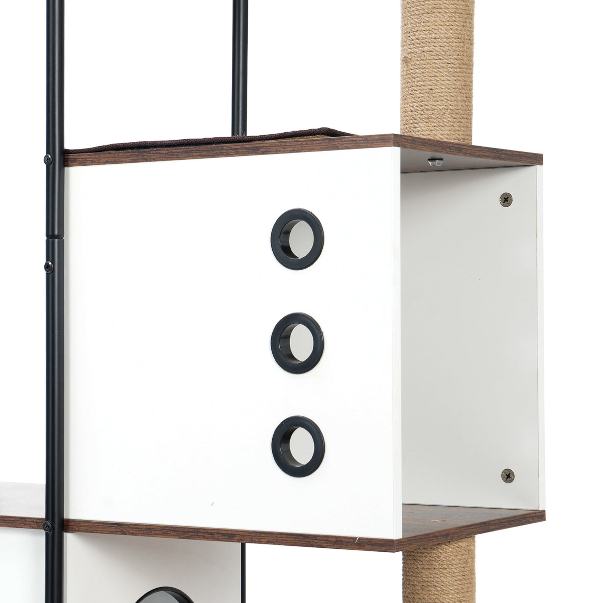 cat climbing frame,Cat Tree,Modern Cat Tower, Multi-Level Cat Condo with 1 Caves,2 Scratching Posts,Perch,for Indoor Cats - V.I.P Digital Presence