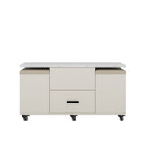 Modern lift coffee table, living room with 4 chairs, expandable 1 hidden storage space+2 drawers, folding dining table - V.I.P Digital Presence