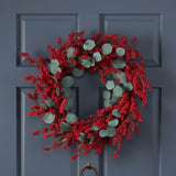 29" EUCALYPTUS/BERRY WREATH - V.I.P Digital Presence