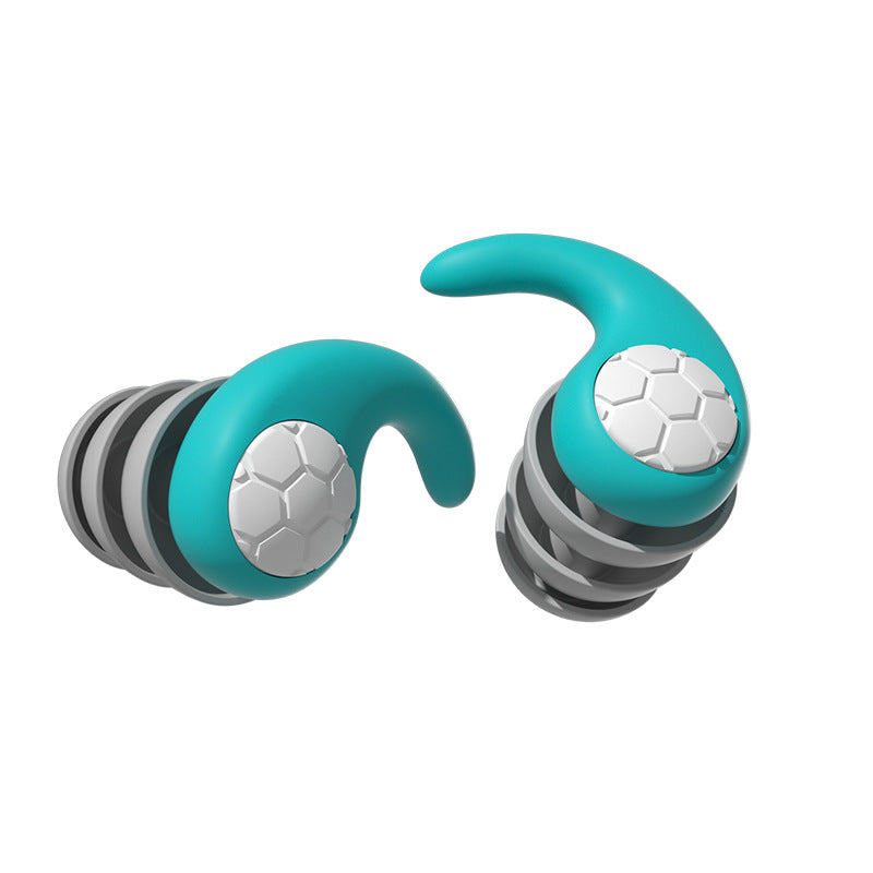 New soundproof and noise reducing earplugs silicone waterproof swimming dormitory noise filter hearing protection - V.I.P Digital Presence