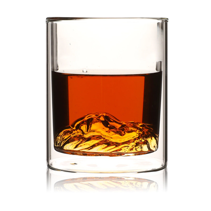 Thickened high borosilicate glass mug, creative insulation double-layer cup, coffee cup, lion head cocktail cup - V.I.P Digital Presence