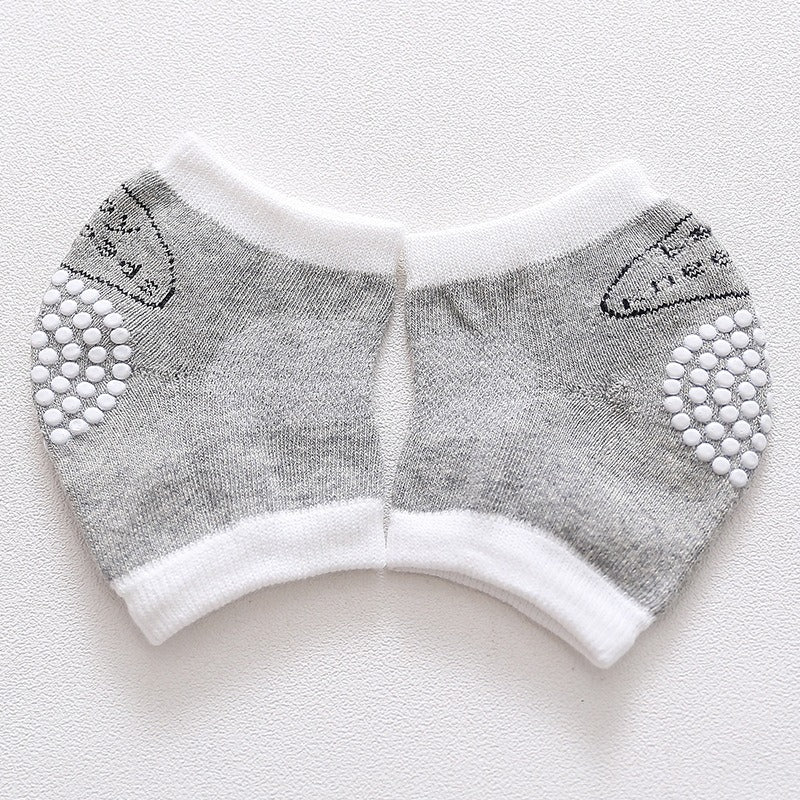 3 pairs of cotton children's knee pads, autumn glue dispensing, anti slip baby knee pads, mesh breathable exercise, baby crawlin - V.I.P Digital Presence