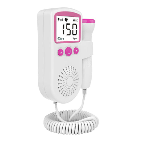 Fetal Heart Monitor Handheld Home Fetal Sound Monitor for Detecting Baby Fetal Movement and Heart Rate Auscultatory Device - V.I.P Digital Presence