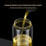 Food Grade Oil Pot Dual Use Glass Oil Spray Bottle Household Spray Sesame Oil Bottle Automatic Opening and Closing - V.I.P Digital Presence