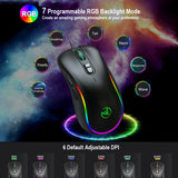 7D key gaming mouse, macro programmable RGB luminous gaming wired mouse - V.I.P Digital Presence