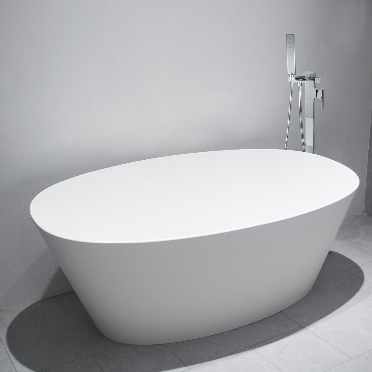 Single Handle Floor Mounted Freestanding Tub Filler - V.I.P Digital Presence