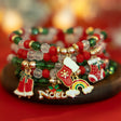 Christmas Candy Soft Ceramic CCB Bracelet Ins Wind Beaded Alloy Bracelet Set - V.I.P Digital Presence