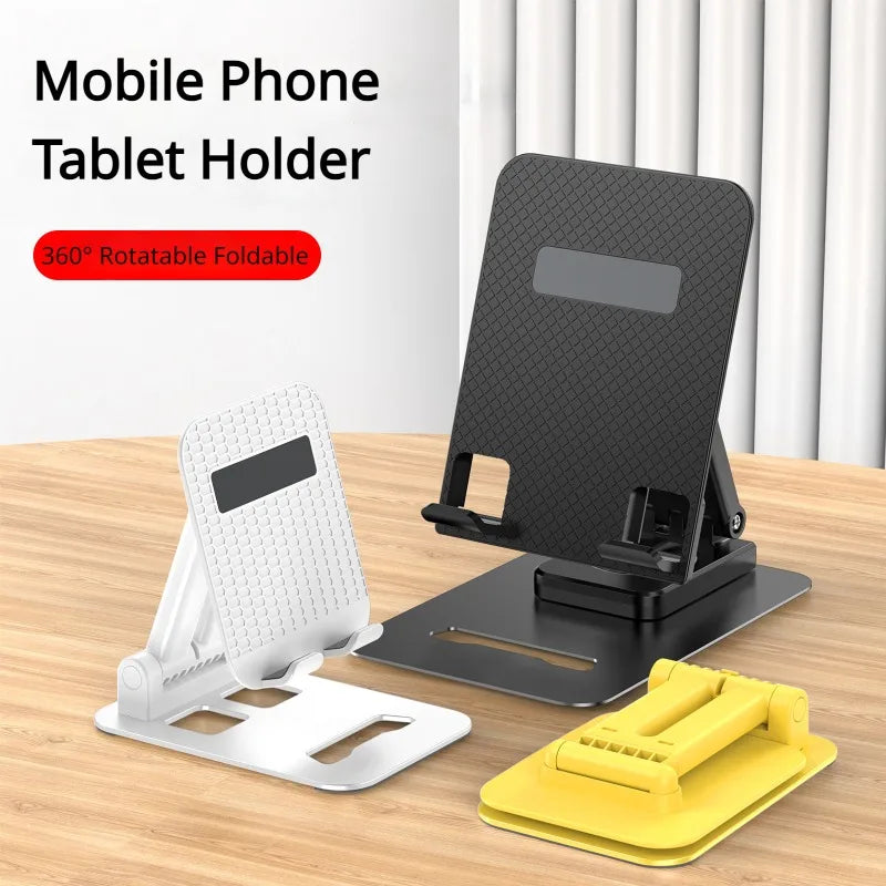 Metal enlarged flat plate rotating bracket desktop flat plate support bracket multifunctional lifting and folding - V.I.P Digital Presence