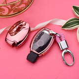 Hight quality PC+TPU key case cover Key case protective shell holder for Mercedes benz A B R G Class GLK GLA w204 W251 W463 W176 - V.I.P Digital Presence
