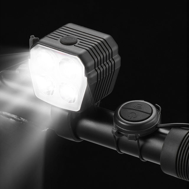 2-in-1 bike riding horn light mountain bike road bike night bike high brightness bike headlight flashlight - V.I.P Digital Presence