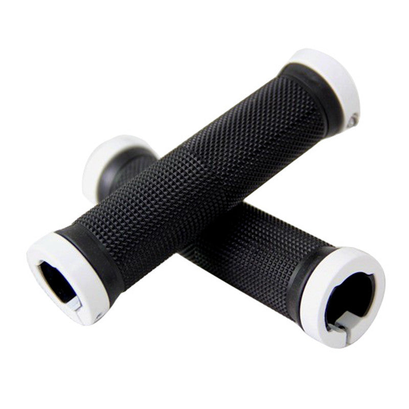 Tornillo de banco para manillar de bicicleta de montaña, de aleación de aluminio, con bloqueo bilateral, mango de goma antideslizante. 