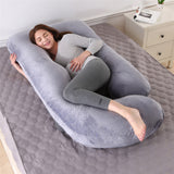 Pregnant women's detachable crystal velvet G-type side lying waist protection pillow - V.I.P Digital Presence