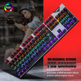 Suspended keycaps with real mechanical feel illuminated RGB keyboard and mouse game 104 keyboard and mouse wired set - V.I.P Digital Presence