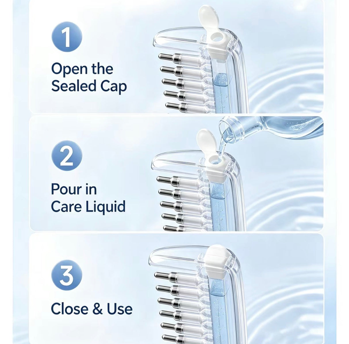 RootGlow Scalp Applicator Comb