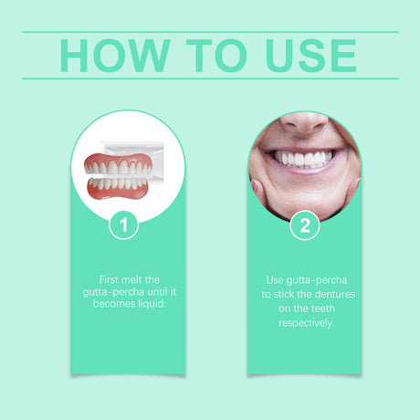Denture Modification Braces Dental Cosmetic Sets Enhance Smile Appearance Comfortable Material Dentures - V.I.P Digital Presence