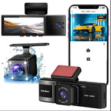 3-Camera Dash Cam – Front, Rear & Inside Car Recorder with WiFi & Night Vision - V.I.P Digital Presence