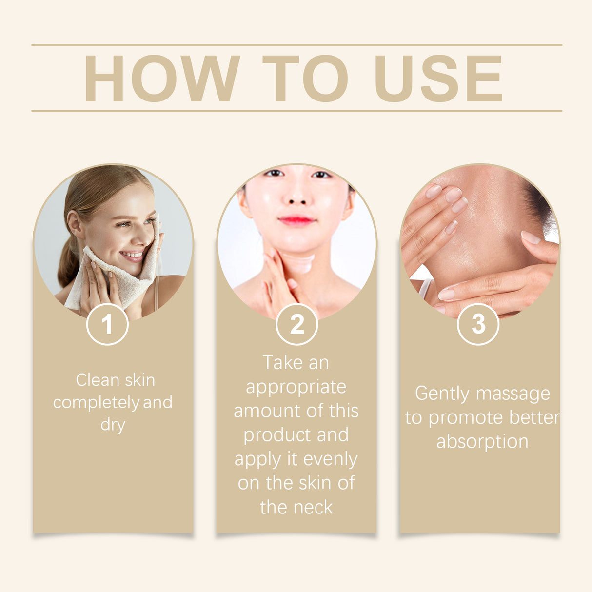 Esencia hidratante para el cuello, hidratante y nutritiva para la elasticidad de la piel.