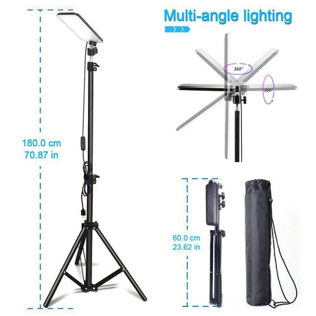 Camping Light LED Rechargeable Outdoor Tent Light USB 5V Power Supply 1.8 Meter Telescopic Pole - V.I.P Digital Presence