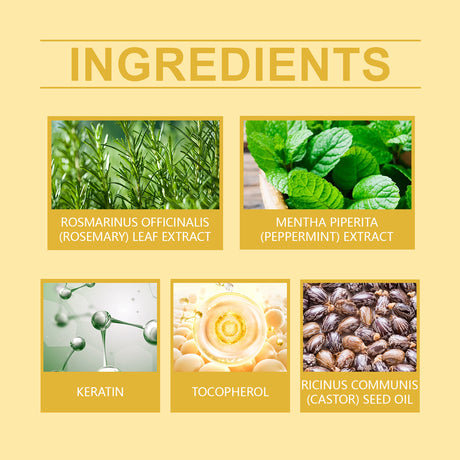 Rosemary Mint Hair Care Oil Hydrating Hair Care Soft Nourishing Hydrating Daily Massage Hair Care Oil - V.I.P Digital Presence