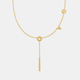 Titanium Steel Letter Necklace - V.I.P Digital Presence