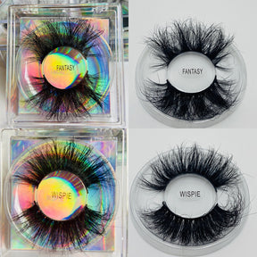 Fluffy Eyelashes 8D 25mm Mink Eyelashes 27mm Long Thick Net Red False Eyelashes - V.I.P Digital Presence