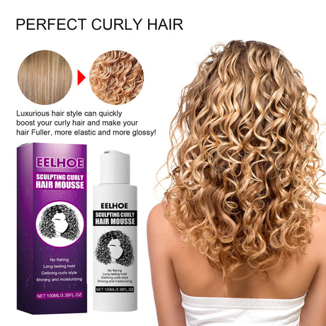 Curly Hair Styling Elastin, Curly Hair Moisturizing And Fluffing Hair Styling Elastin - V.I.P Digital Presence
