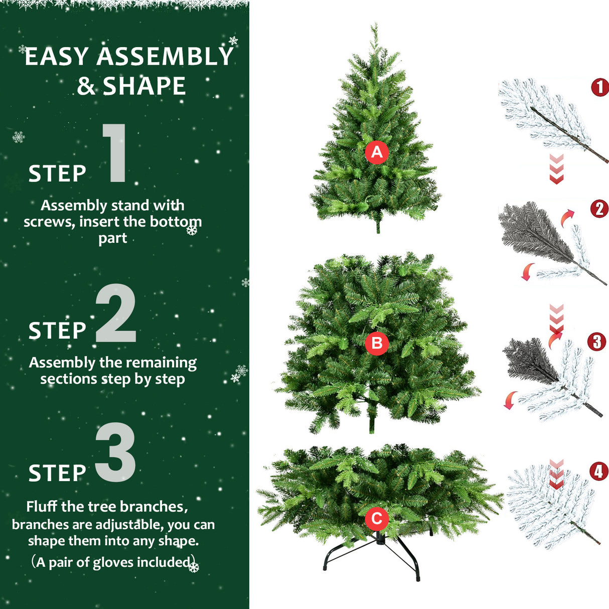 5FT PE&PVC Prelit Christmas Tree - V.I.P Digital Presence