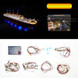 DIY building block lighting compatible with LEGO 10294 Titanic LED lights - V.I.P Digital Presence
