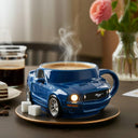 Car-Shaped Stainless Steel Coffee Mug – Handmade, Durable, Novelty Office Cup, Ideal Gift for Car Fans - V.I.P Digital Presence